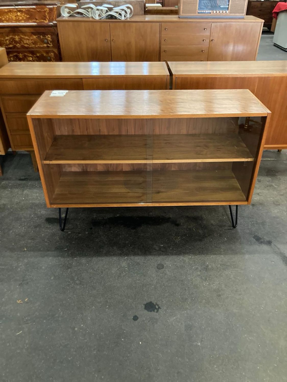 Kommode Schränkchen Vitrine Mid Century Vintage