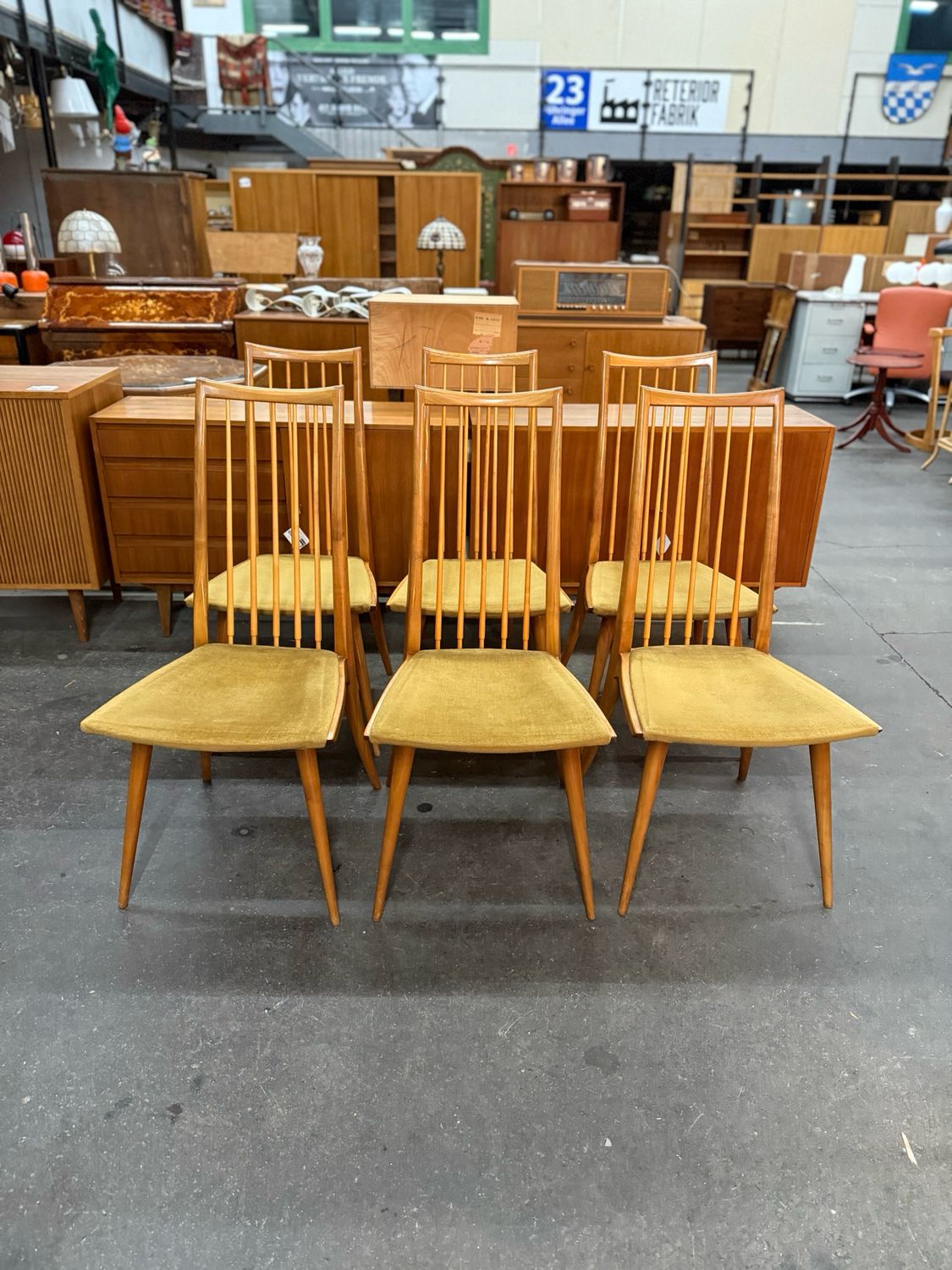 Stuhl Stühle 1von6 Mid Century Vintage