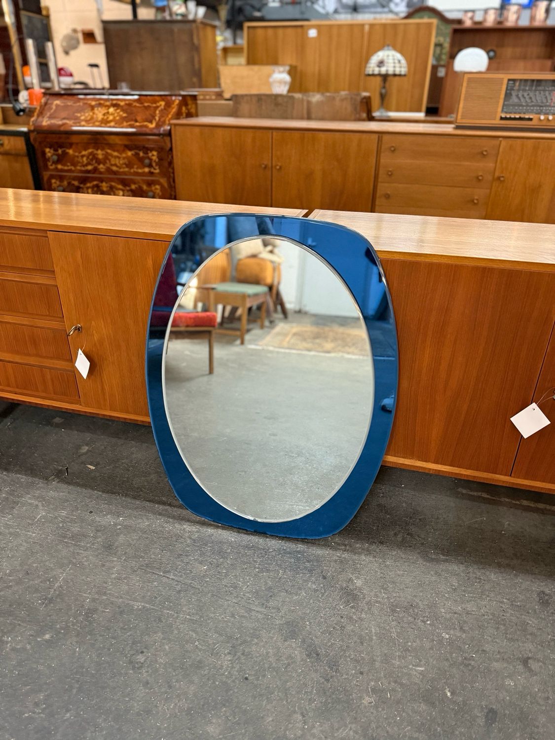 Spiegel Wandspiegel Badspiegel Mid Century Vintage Italien