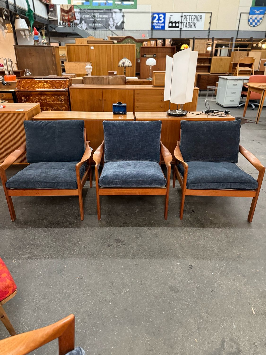 Sessel Armlehnsessel Illum Wikkelso Niels Eilersen Danish Teak Mid Century Vintage 1von3