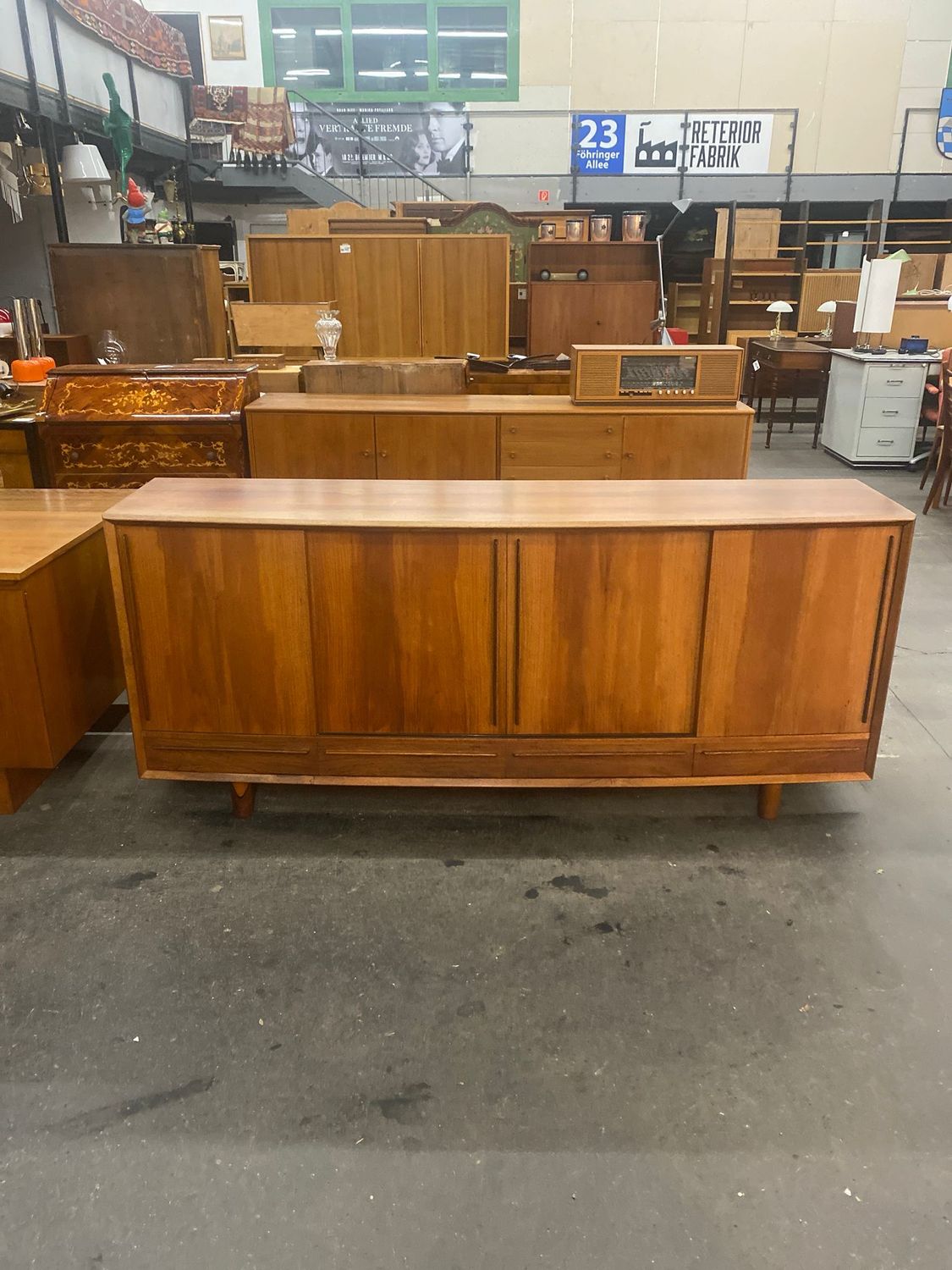 Highboard Sideboard Kommode Danish Teak Mid Century Vintage