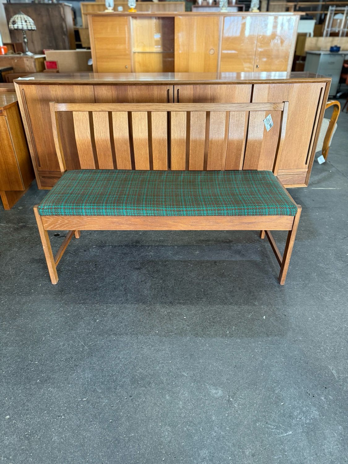 Bank Sitzbank Klappbank Küchenbank Mid Century Vintage