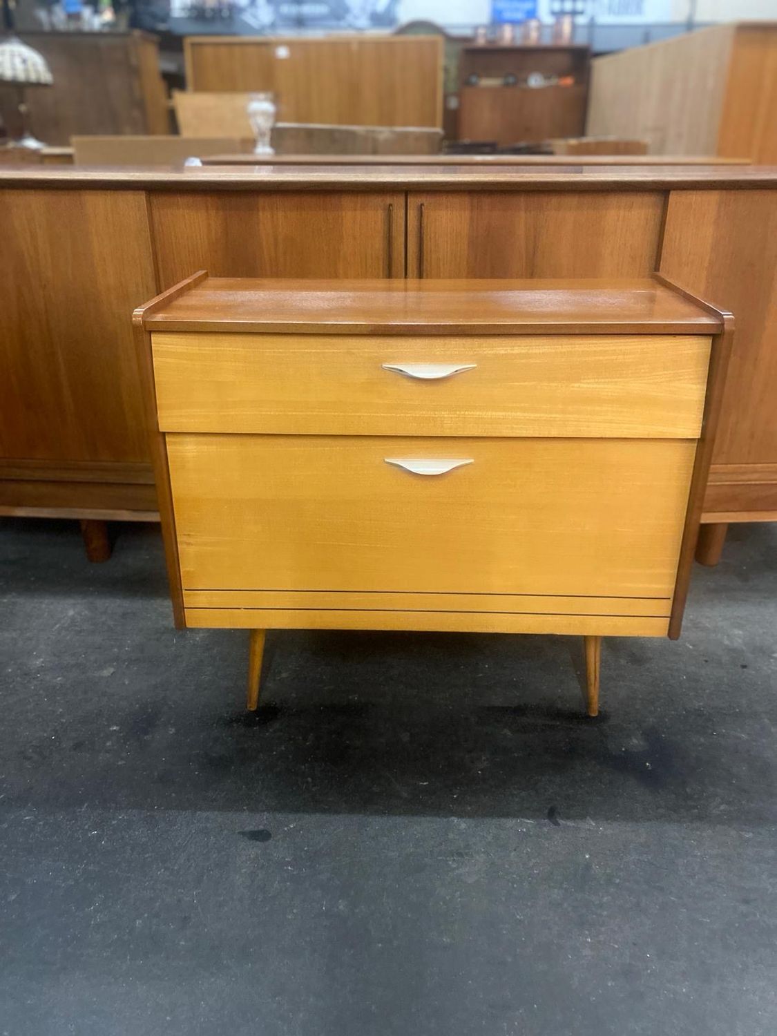 Kommode Schuhschrank Regal Mid Century Vintage