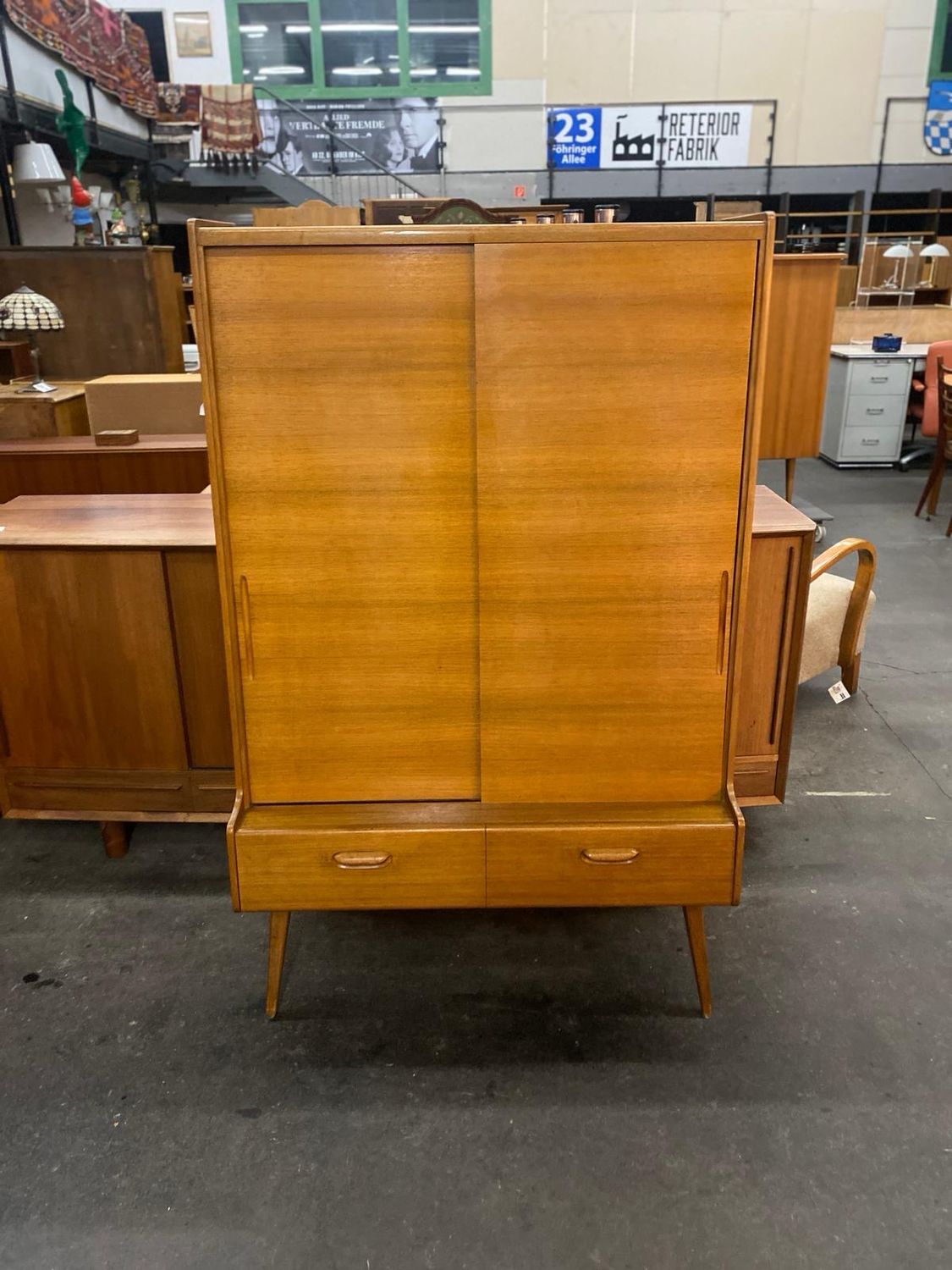 Schränkchen Kommode Schrank Mid Century Vintage