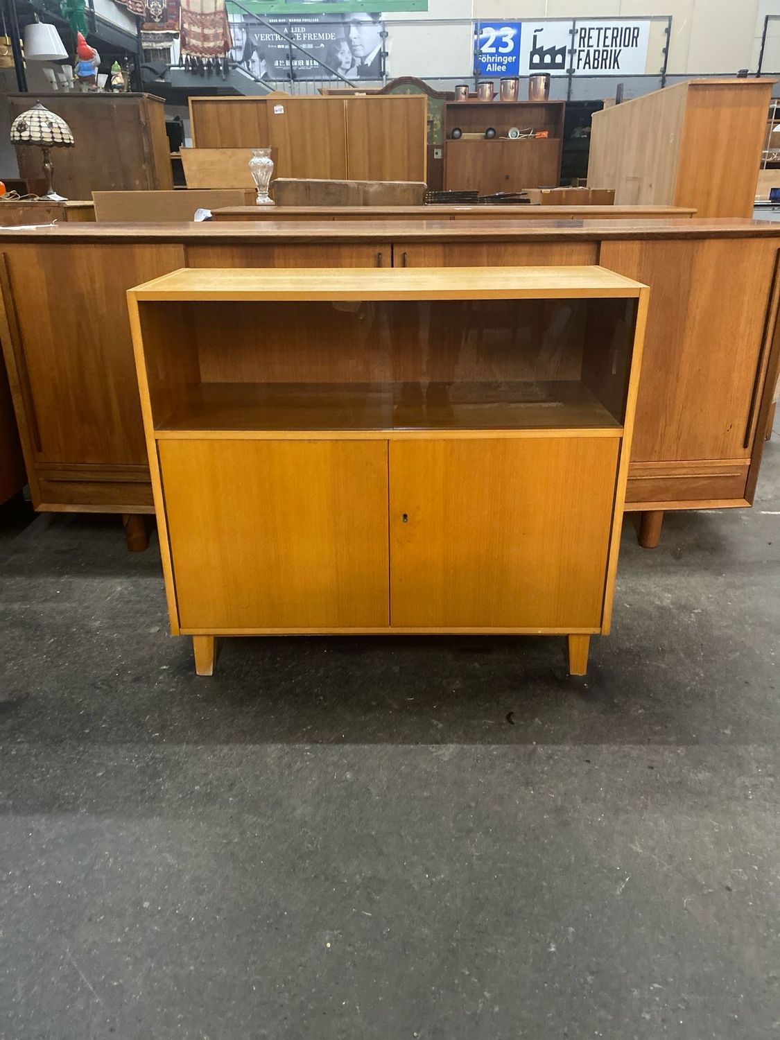 Kommode Kästchen Vitrine Mid Century Vintage