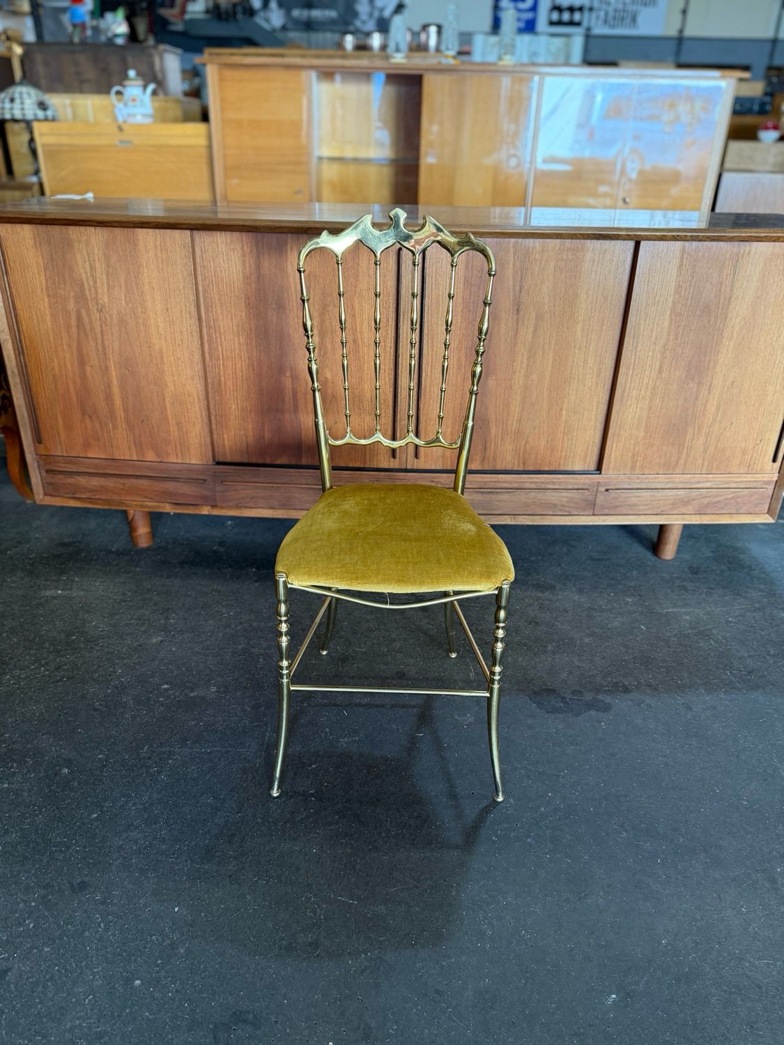 Stuhl Messingstuhl Chiavari Stuhl Vintage