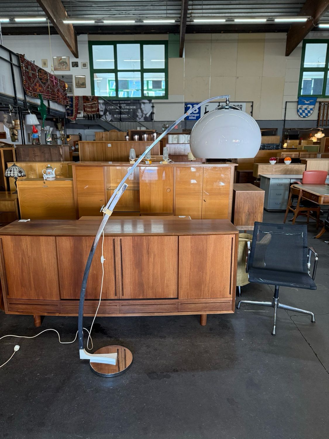 Bogenlampe Bogenleuchte Stehlampe Vintage