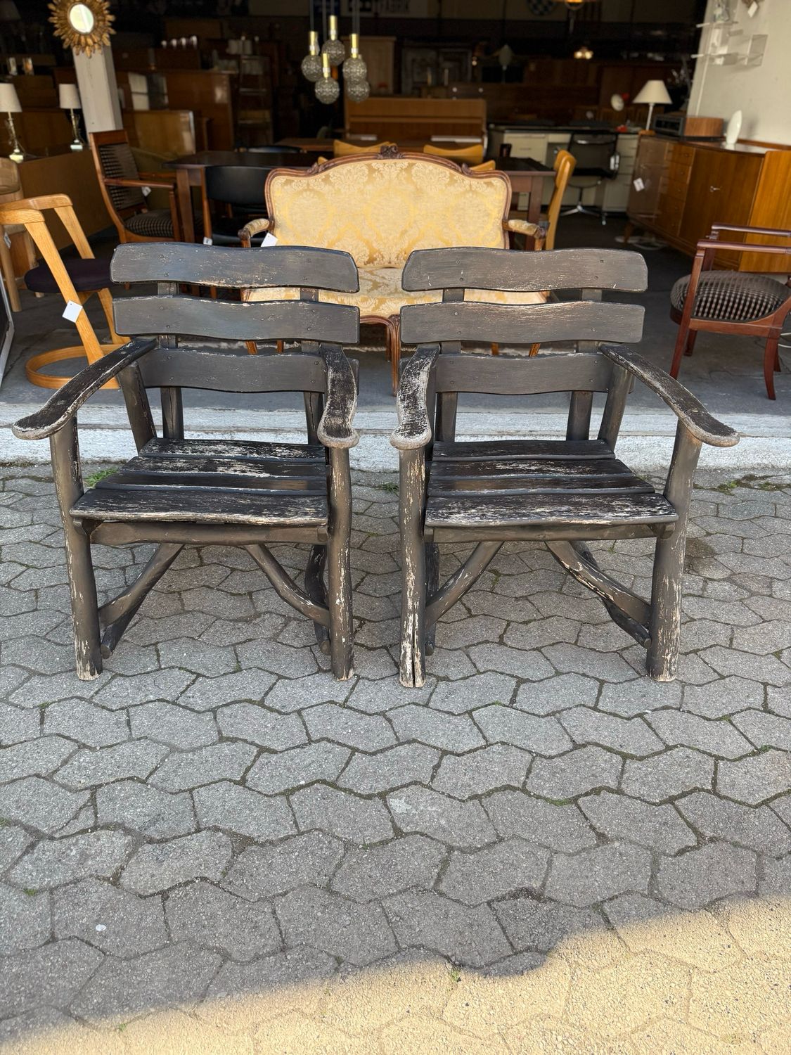 Stuhl Gartenstuhl Armlehnstuhl 1von2