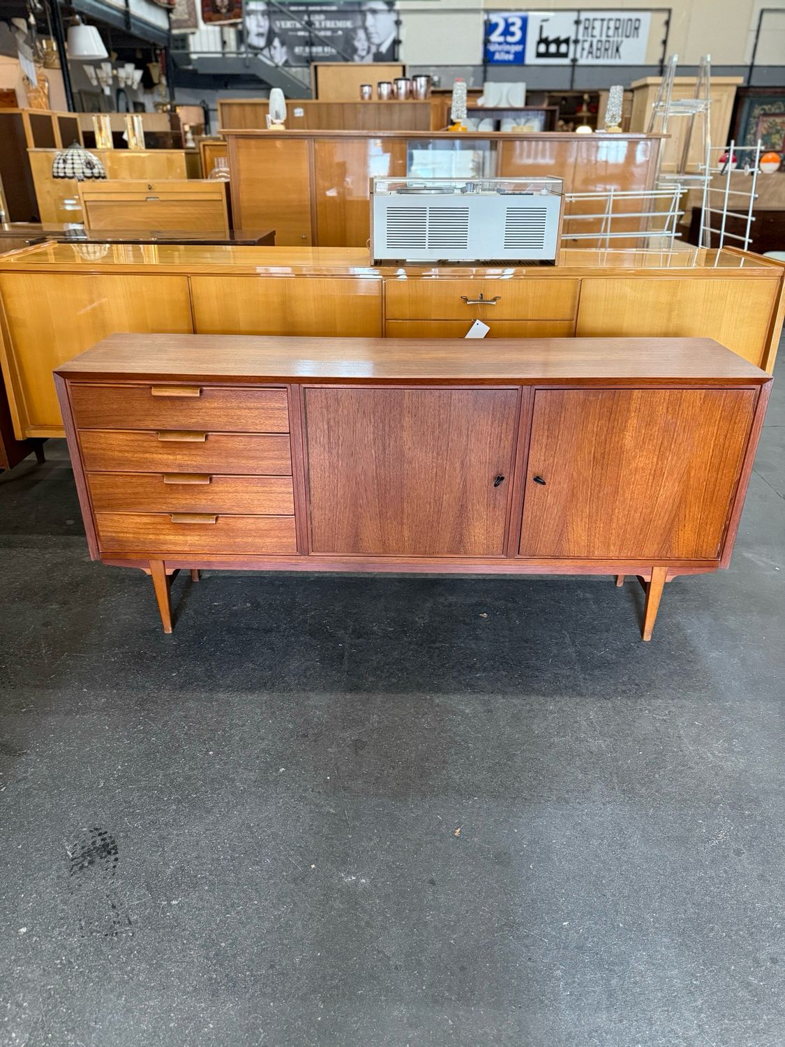 Sideboard Kommode Danish Teak Mid Century Vintage