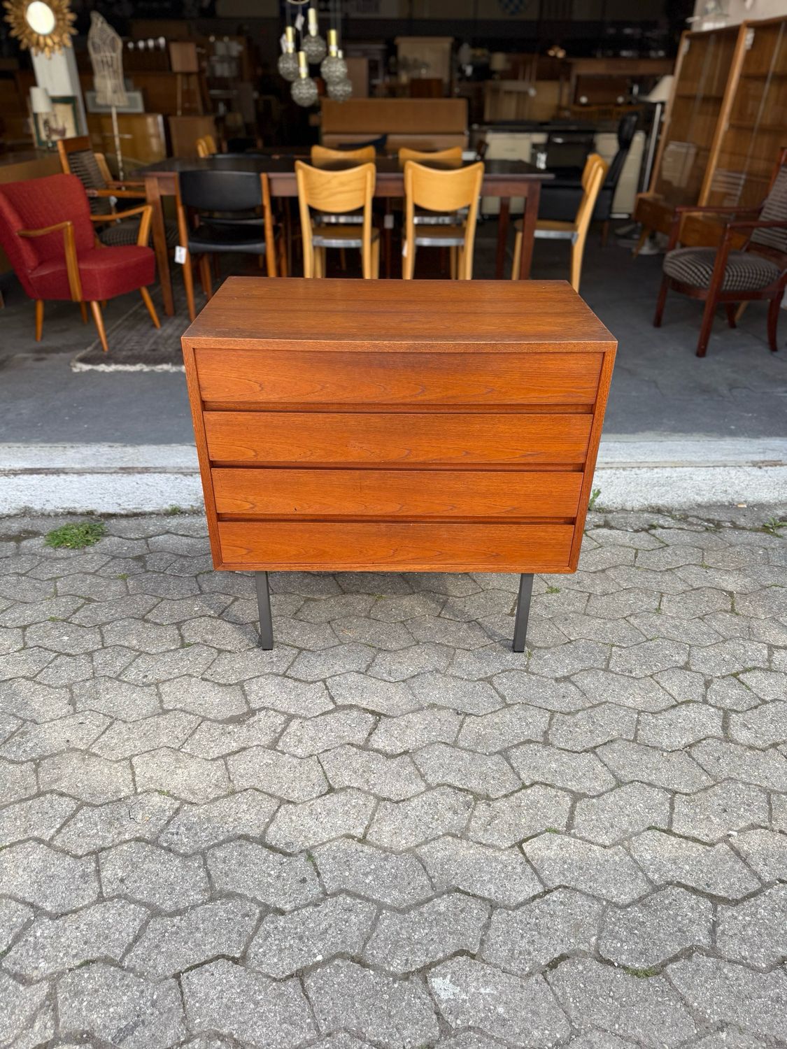 Kommode Kästchen Wilhelm Renz Teak Mid Century Vintage