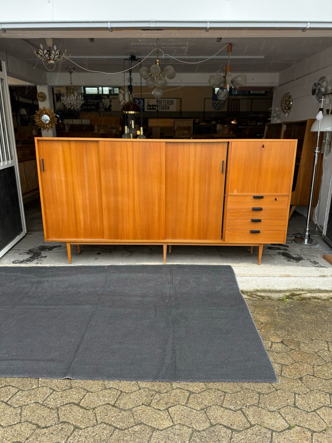 Highboard Kommode Sideboard Mid Century Vintage