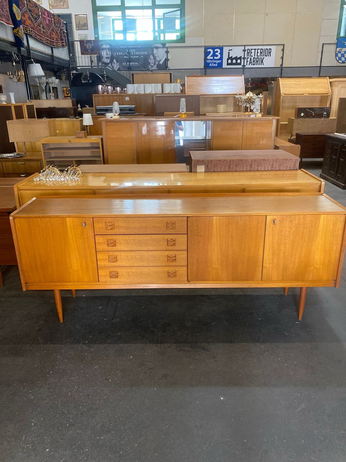 Sideboard Kommode Danish Teak Mid Century Vintage