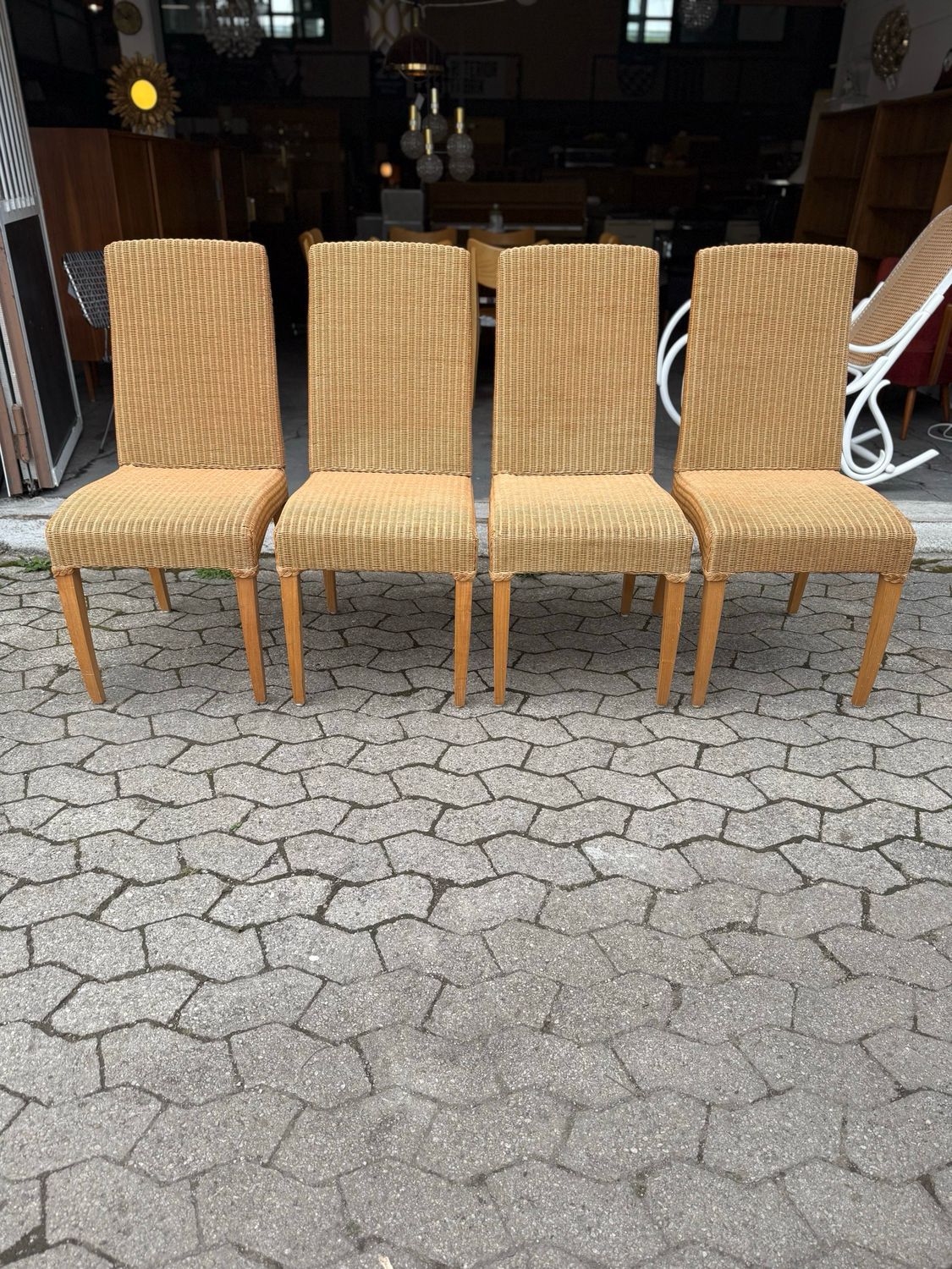 Lloyd Loom Stuhl Stühle 1von4