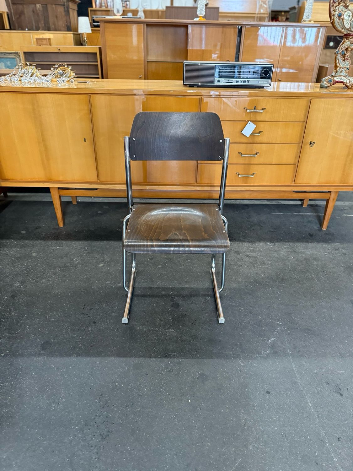 Stuhl Stahlrohr Ära Bauhaus Mart Stam