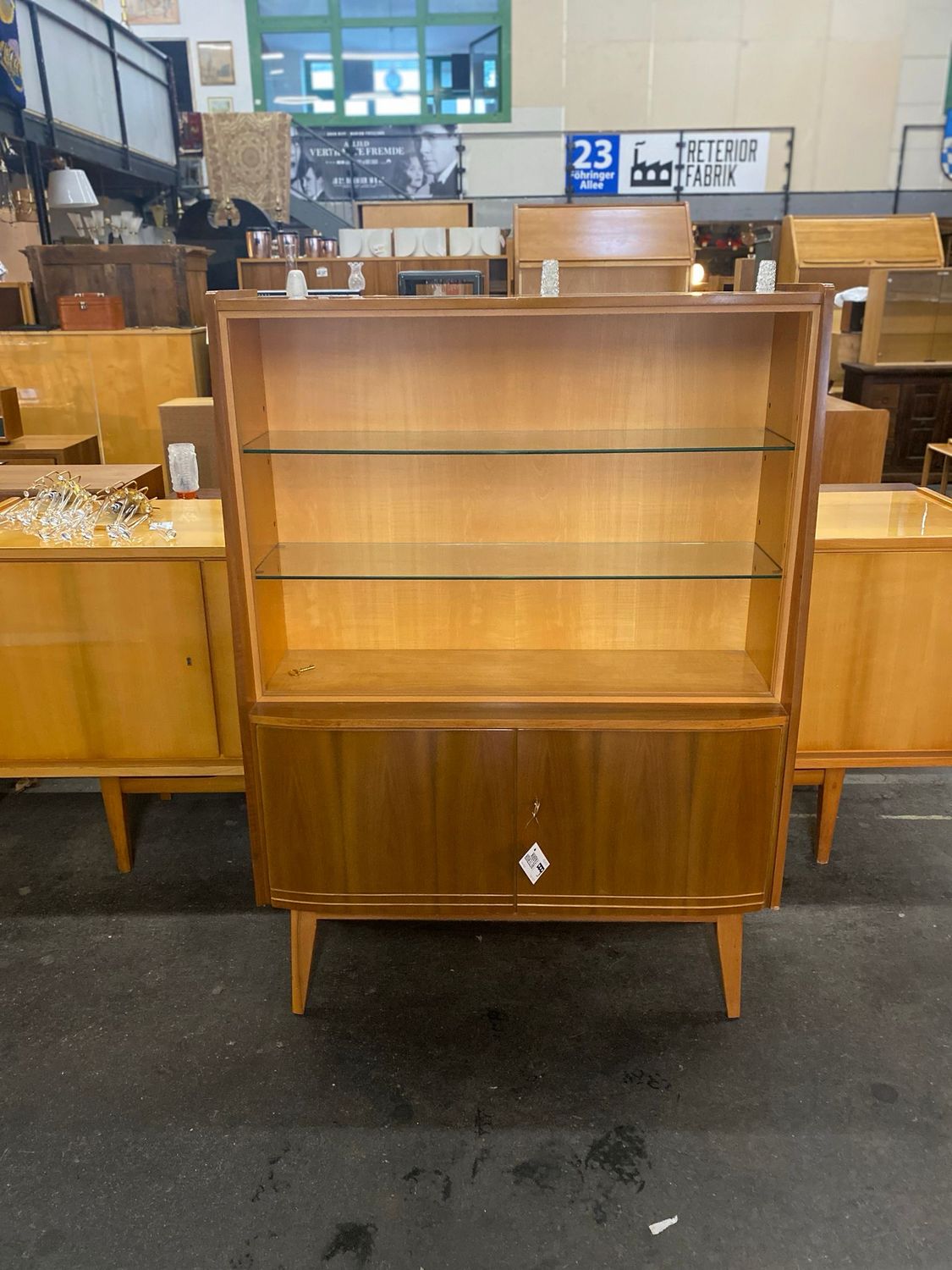 Vitrine Vitrinenschrank Schrank Mid Century Vintage