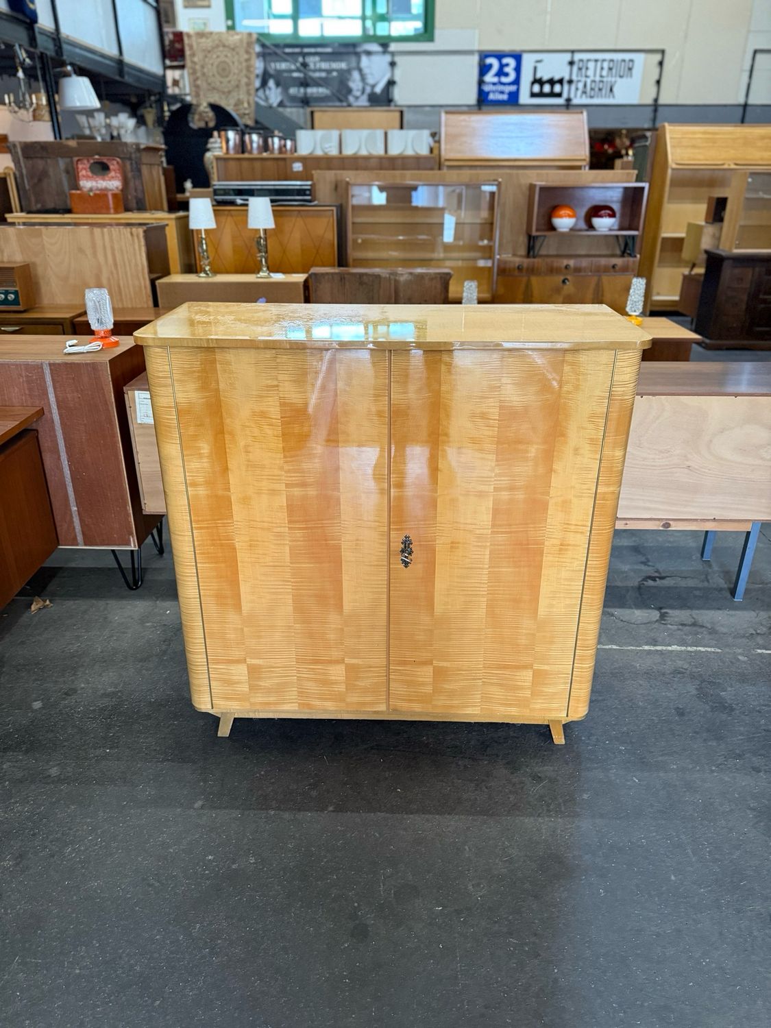 Wäscheschrank Kommode Herrenkommode Mid Century Vintage