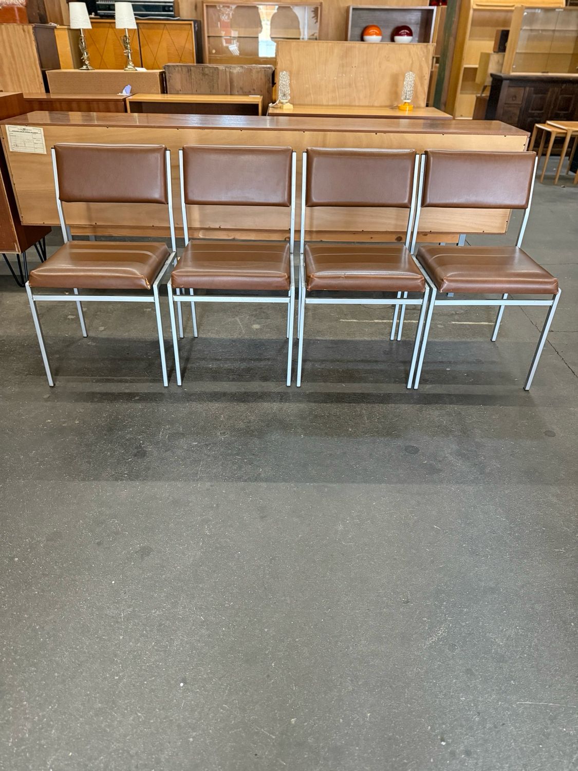 Stuhl Stühle Küchenstuhl 1von4 Mid Century Vintage
