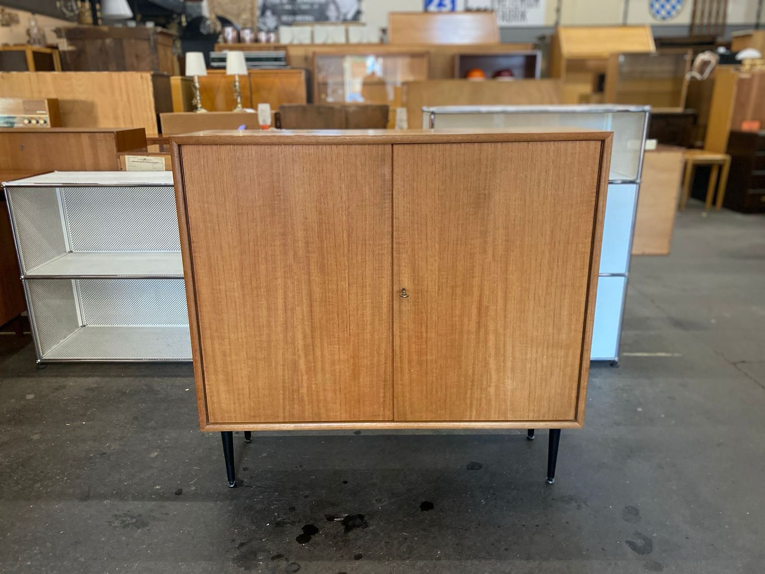 Kommode Schränkchen Teak Mid Century Vintage