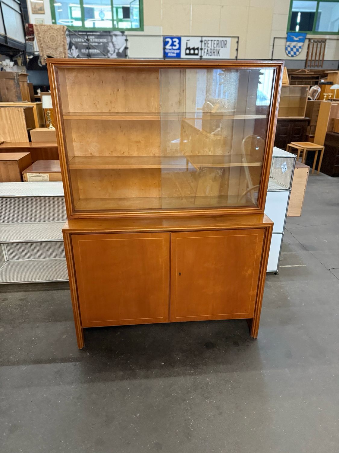 Vitrine Vitrinenschrank Schrank Mid Century Vintage