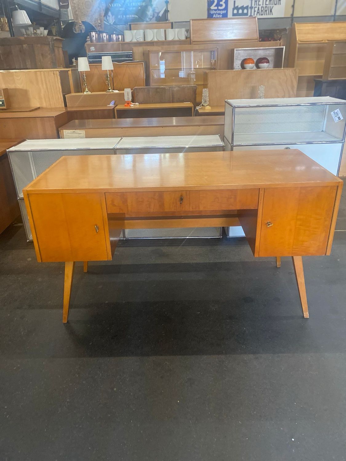 Schreibtisch Double Desk Mid Century Vintage