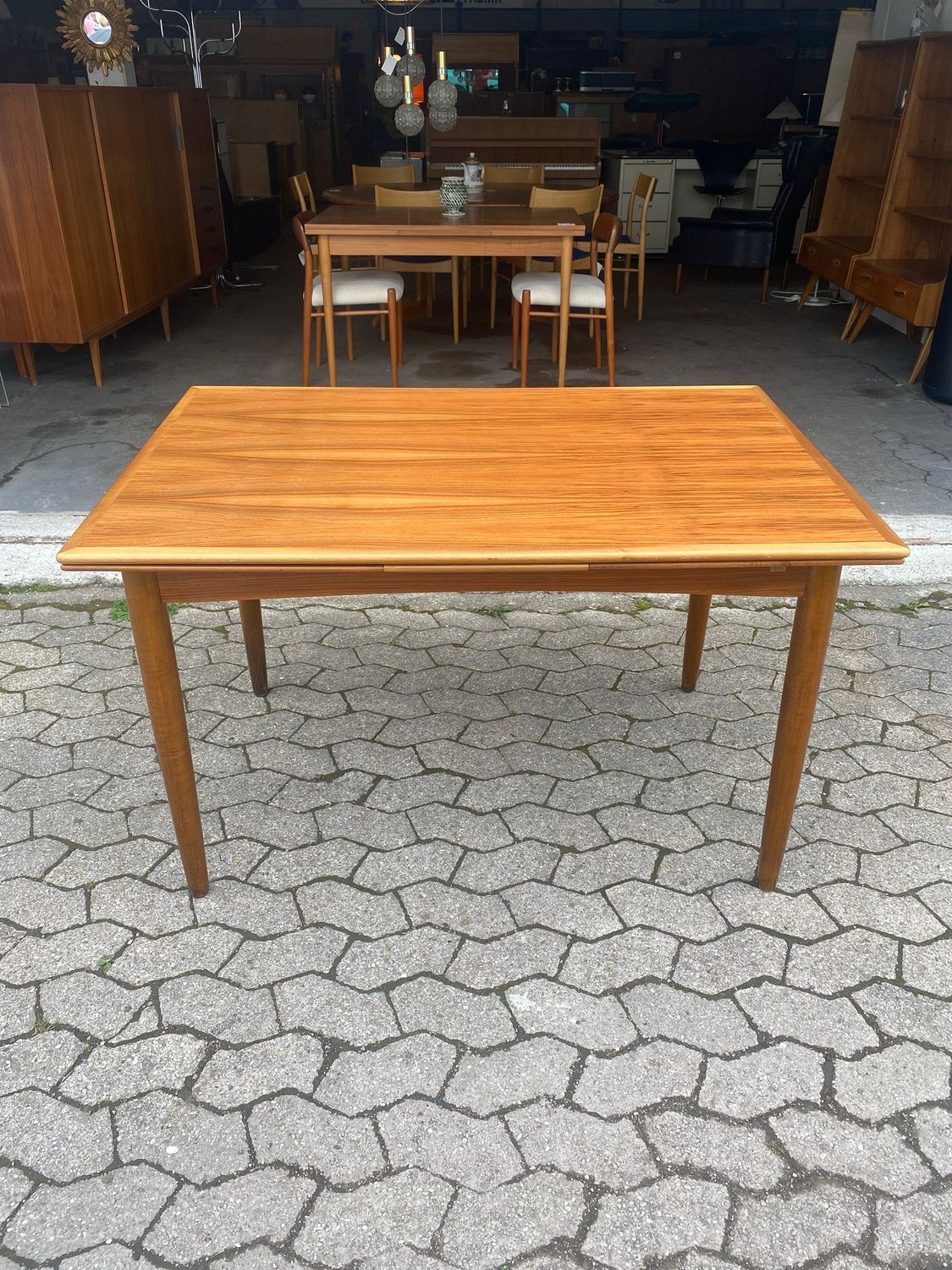 Tisch Esstisch Ausziehtisch Mid Century Vintage