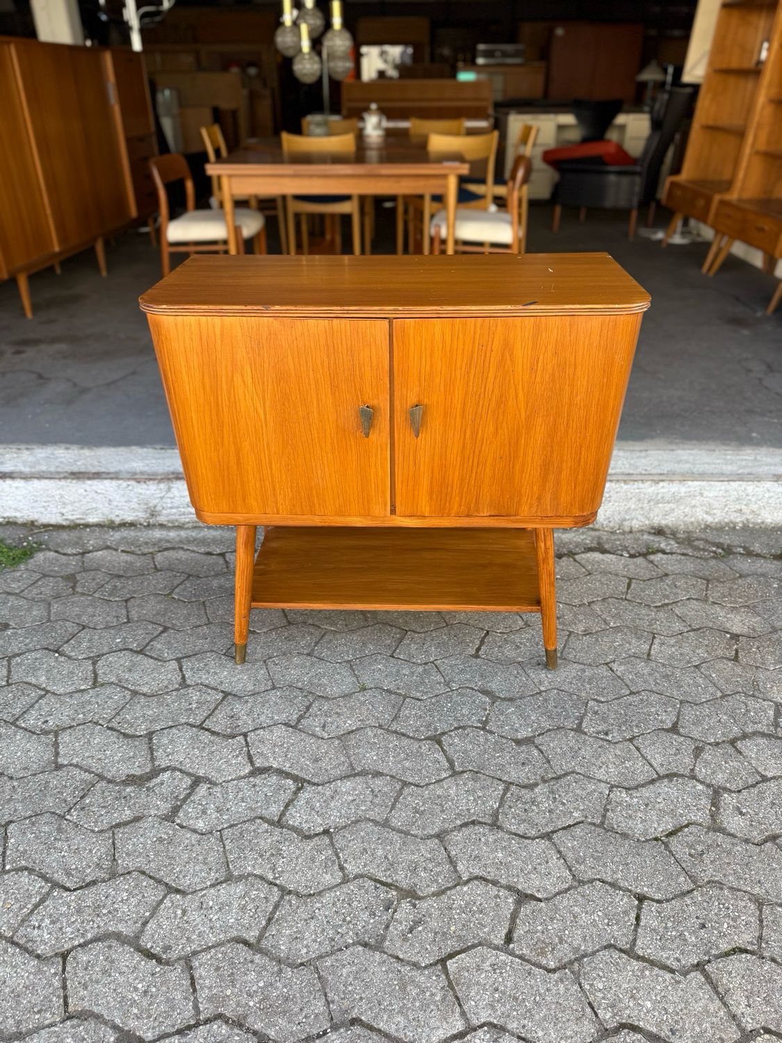 Kommode Schränkchen Bar Mid Century Vintage