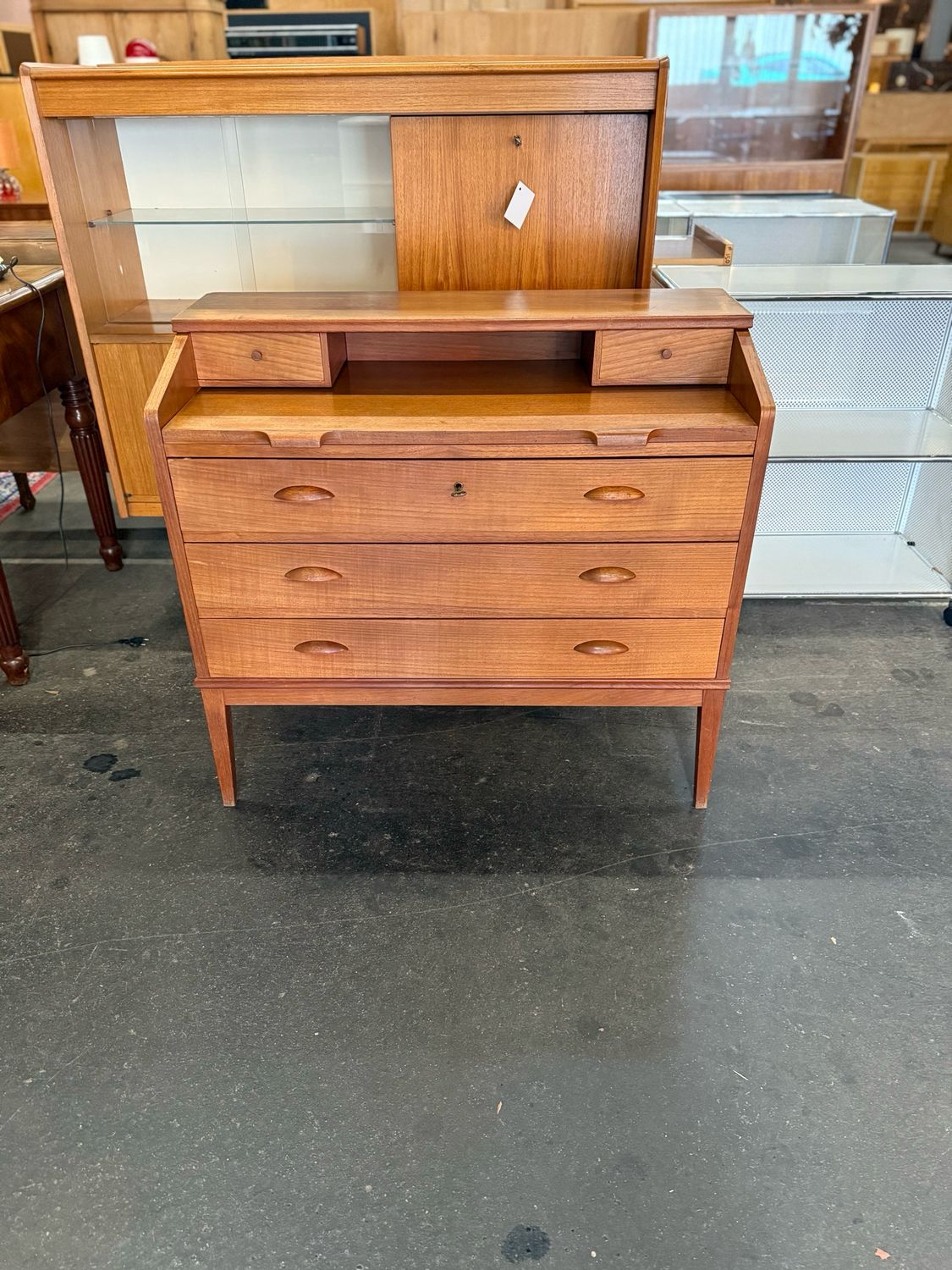 Sekretär Kommode Danish Teak Mid Century Vintage