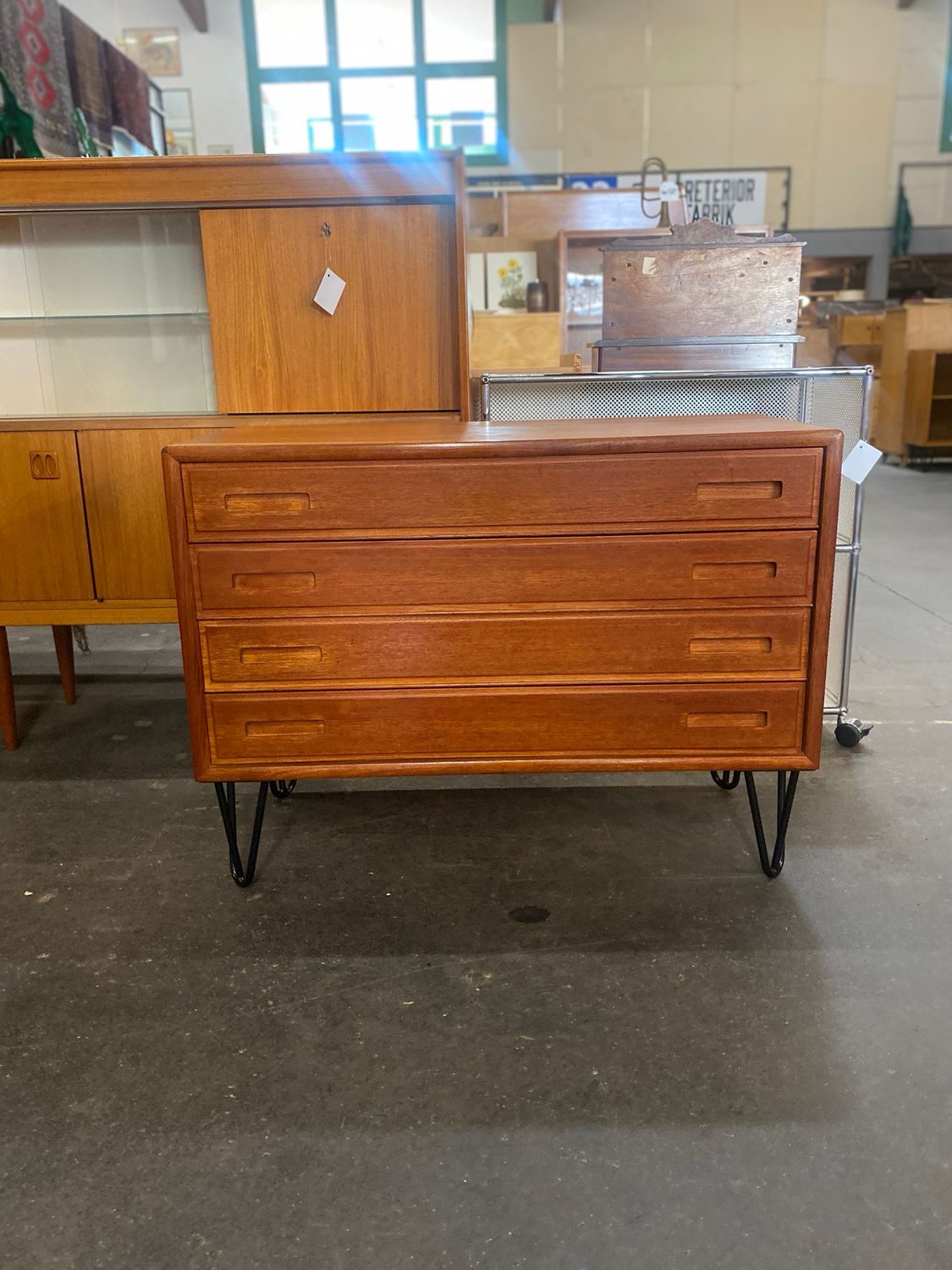 Kommode Kästchen Teak Mid Century Vintage