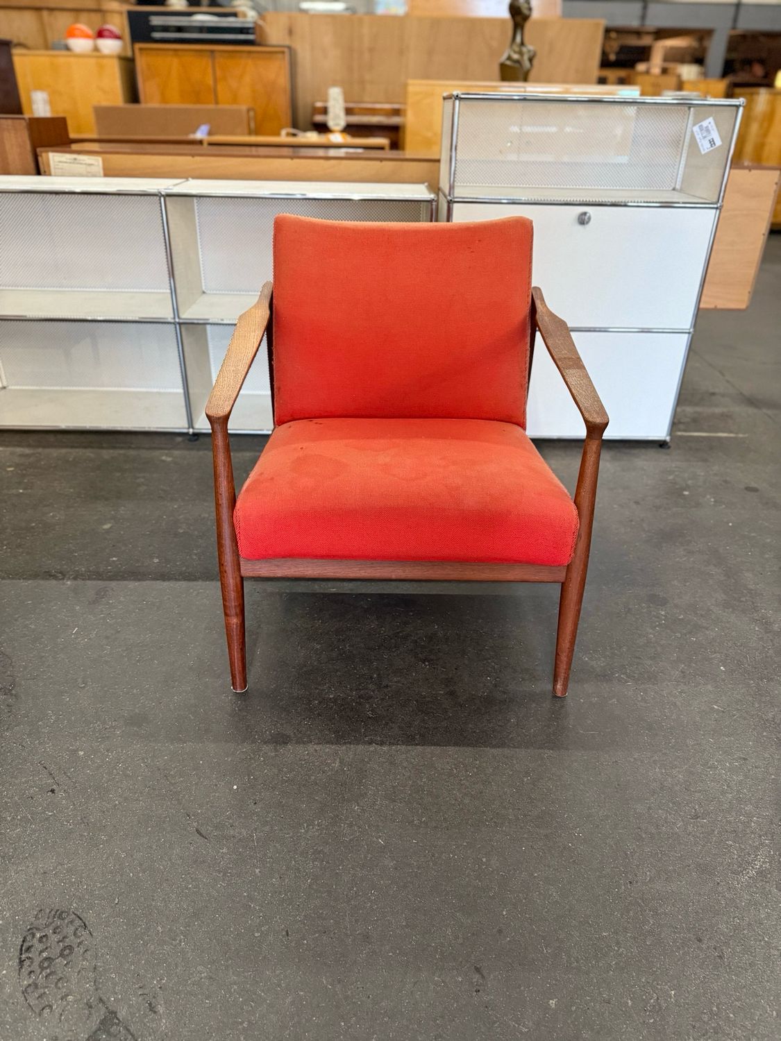 Sessel Armlehnsessel Danish Teak Mid Century Vintage