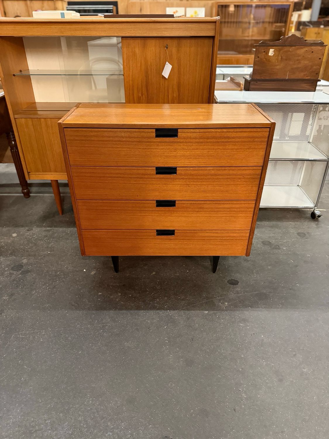 Kommode Schuhschrank Schuhkipper Mid Century Vintage