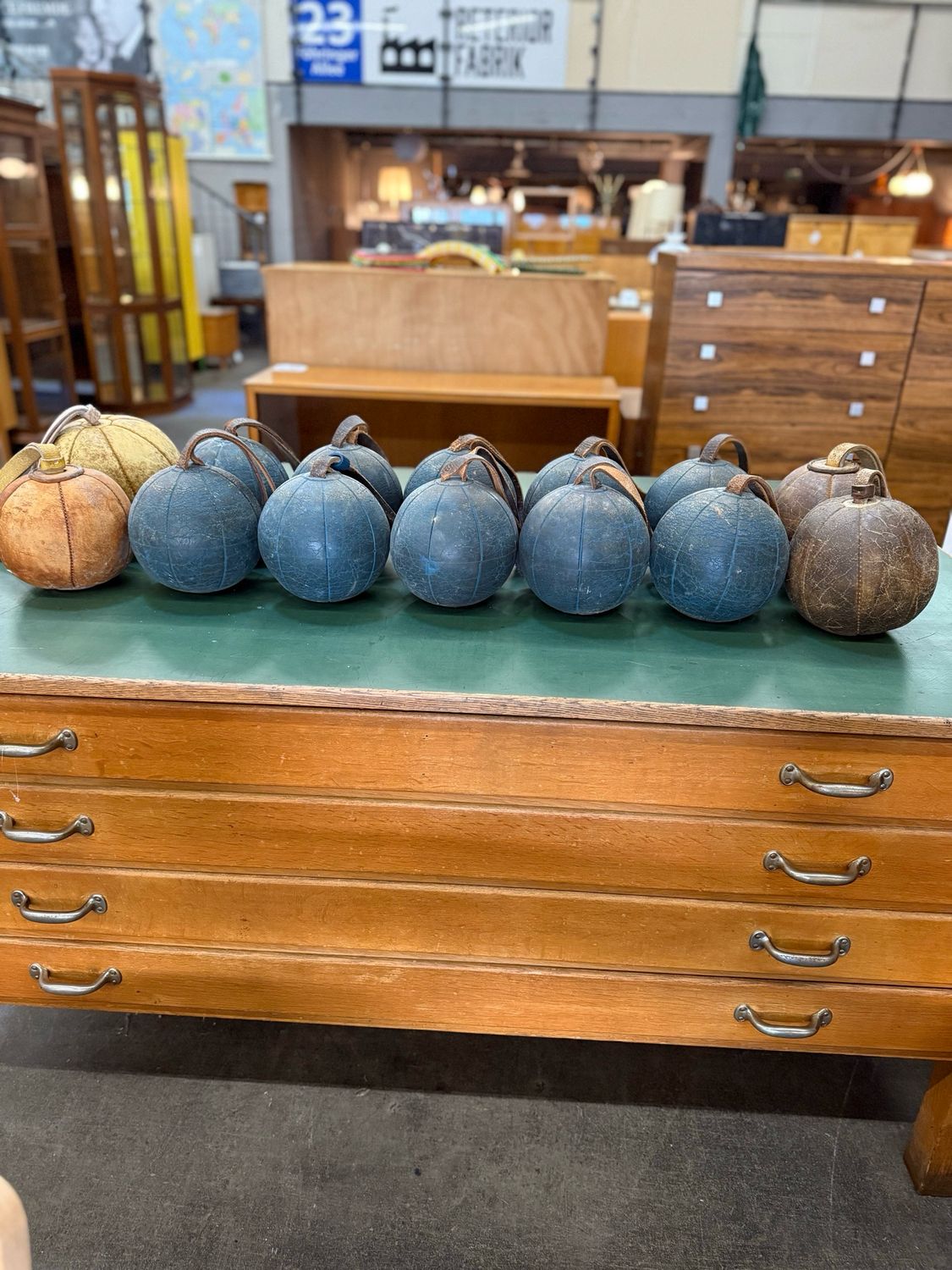 Schleuderball Medizinball Vintage 1von14