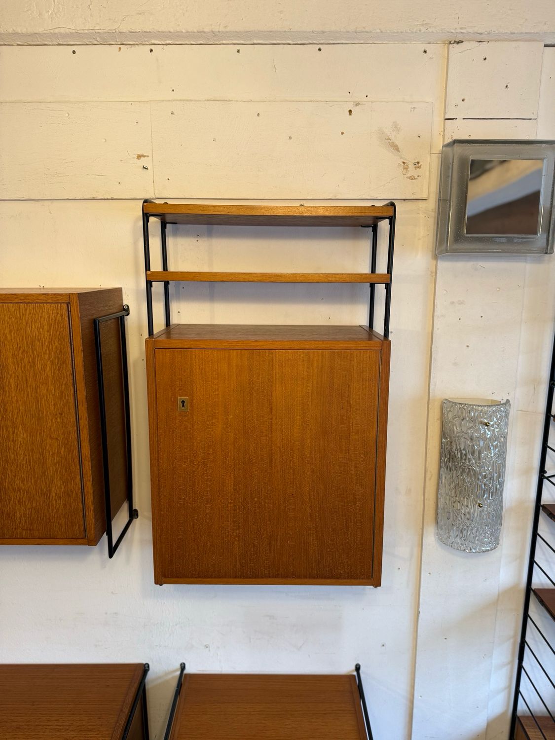 Omnia Hilker Wandregal Leiterregal Stringregal Mid Century Vintage