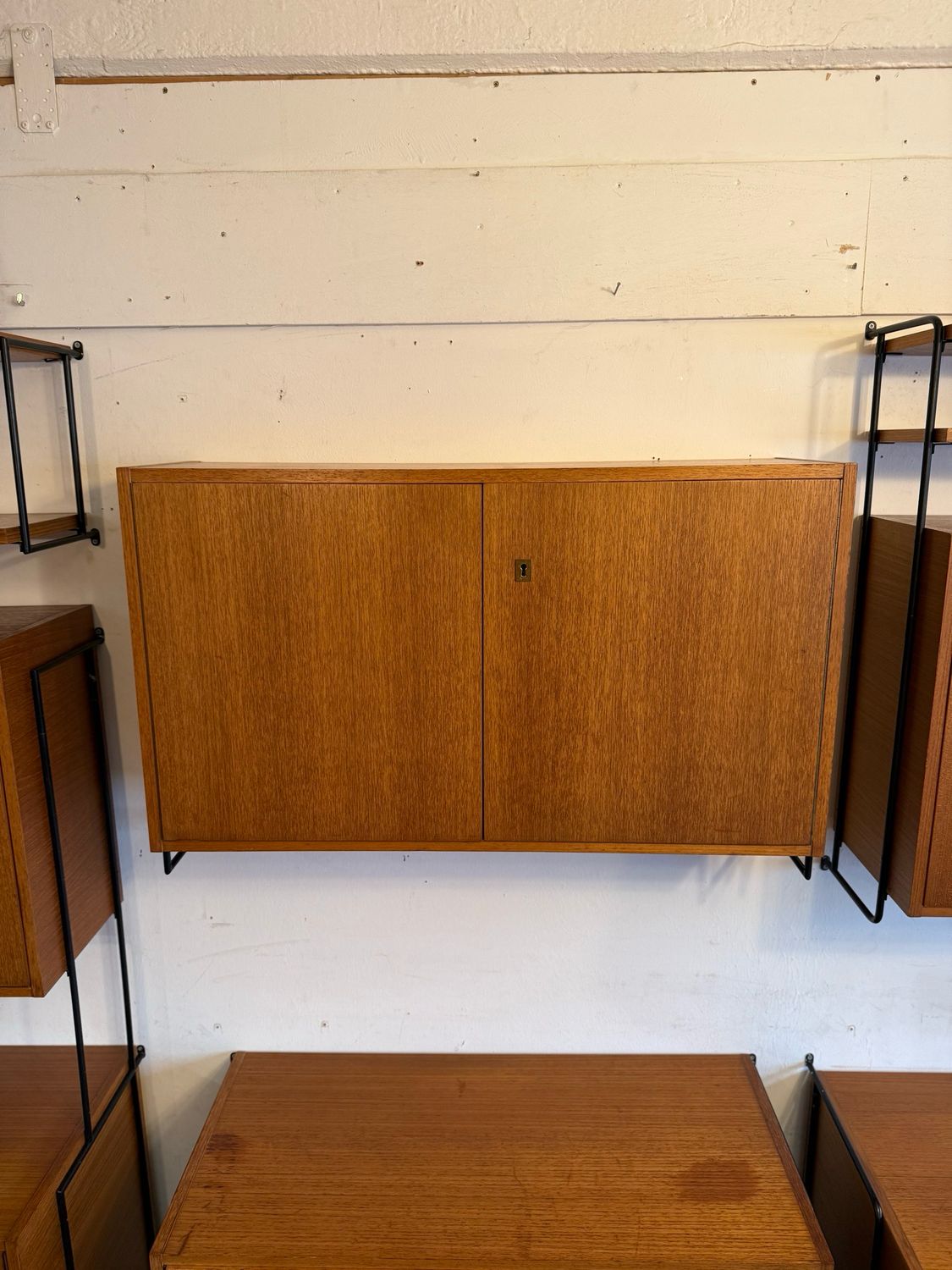 Omnia Hilker Wandregal Leiterregal Stringregal Mid Century Vintage