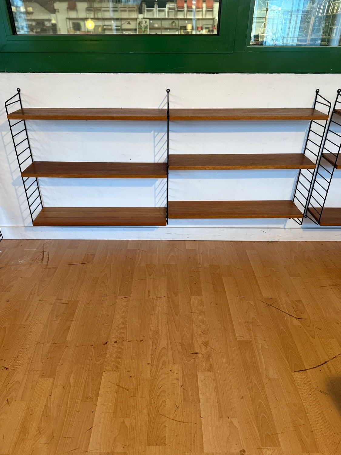 Original Kajsa &amp; Nisse Strinning Stringregal Teak Leiterregal Wandregal Mid Century Vintage