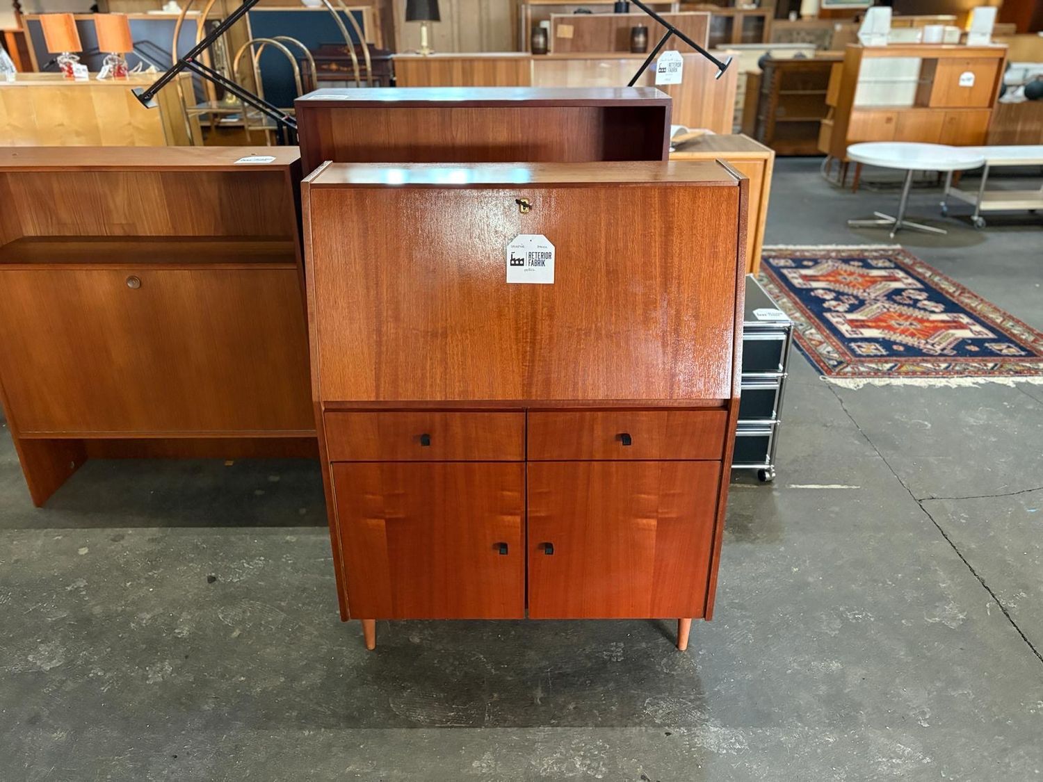 Sekretär Schreibtisch Schränkchen Mid Century Vintage