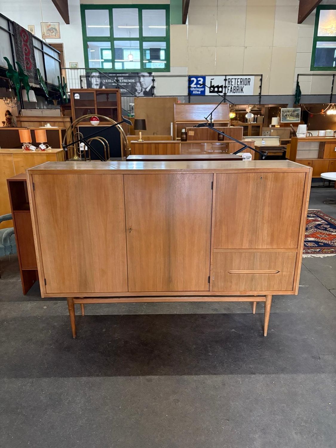 Highboard Sideboard Schrank Mid Century Vintage