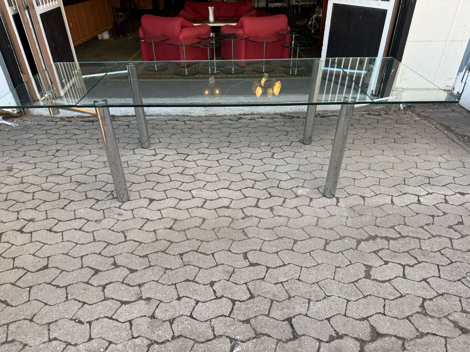 Draenert Casanova Tisch Esstisch Bürotisch Glastisch Ausziehtisch