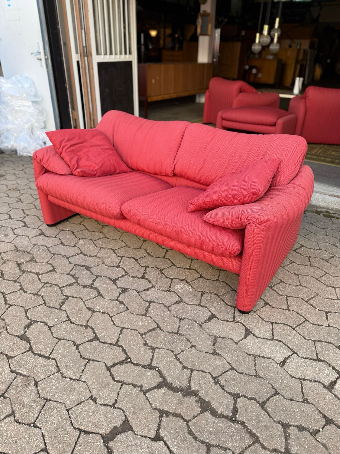 Cassina Maralunga Sofa Couch Daybed Vico Magistretti Vintage
