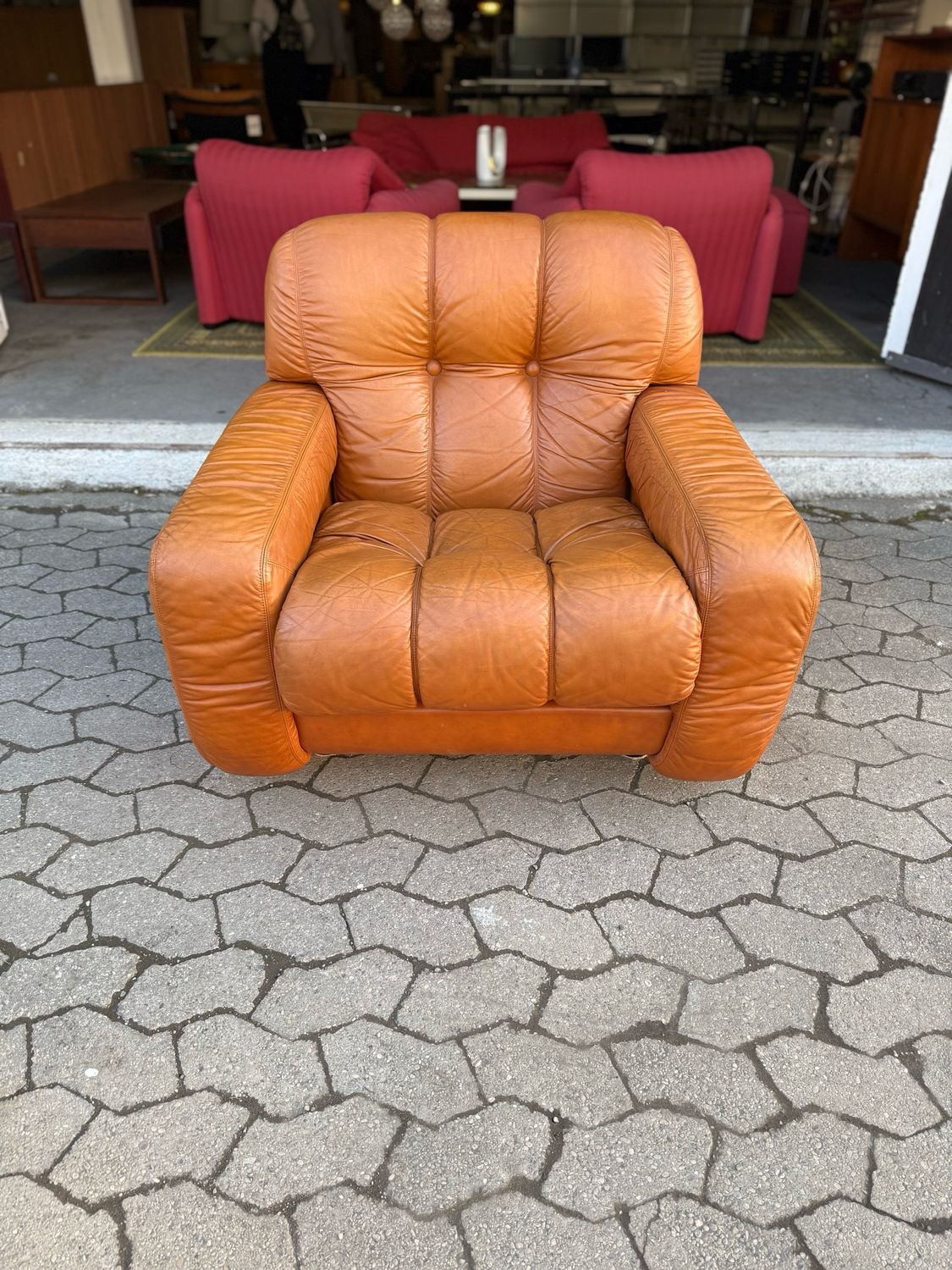 Sessel Armlehnsessel Lounge Chair Italy 1970s Vintage
