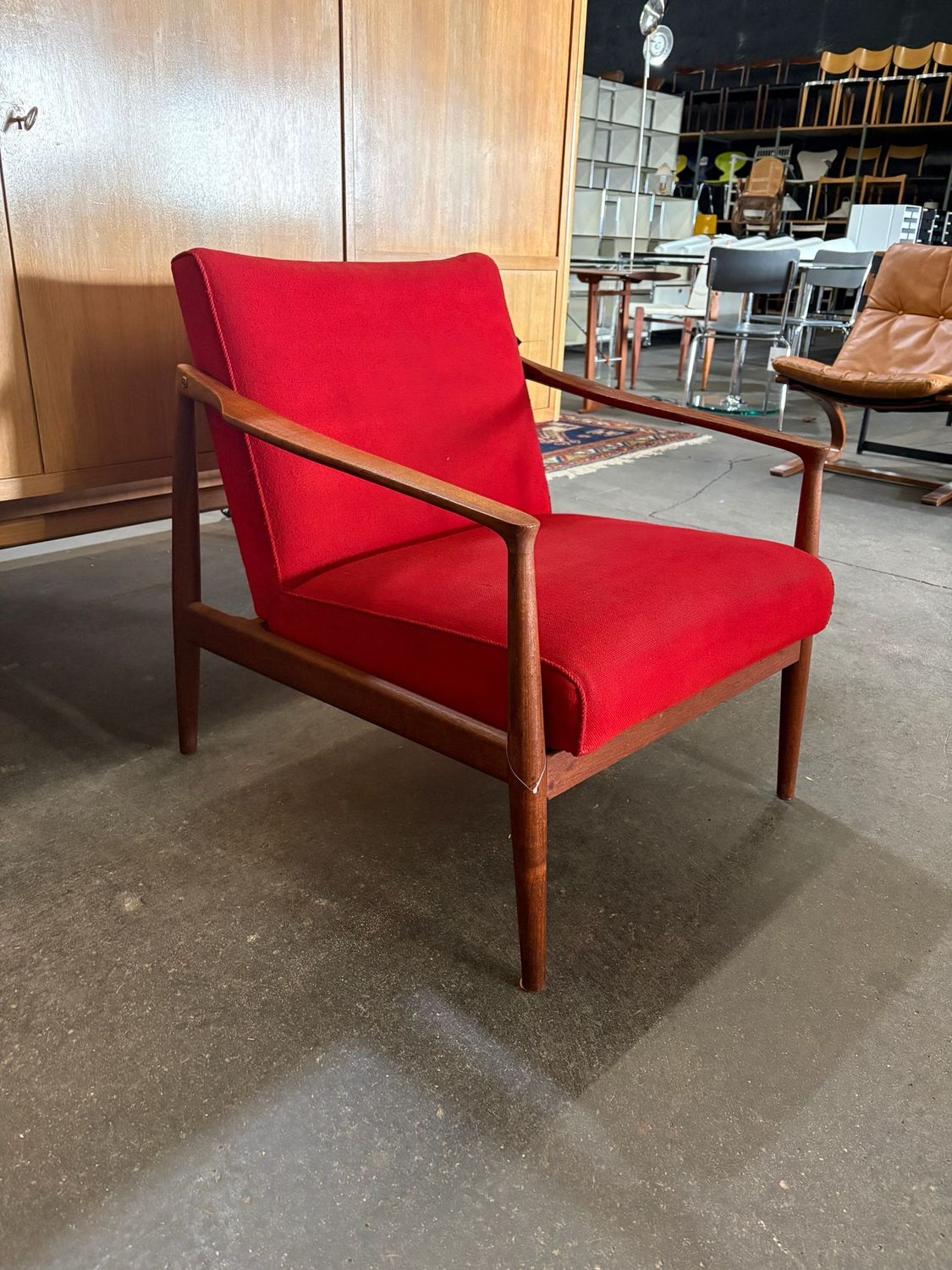 Sessel Armlehnsessel Danish Teak Mid Century Vintage