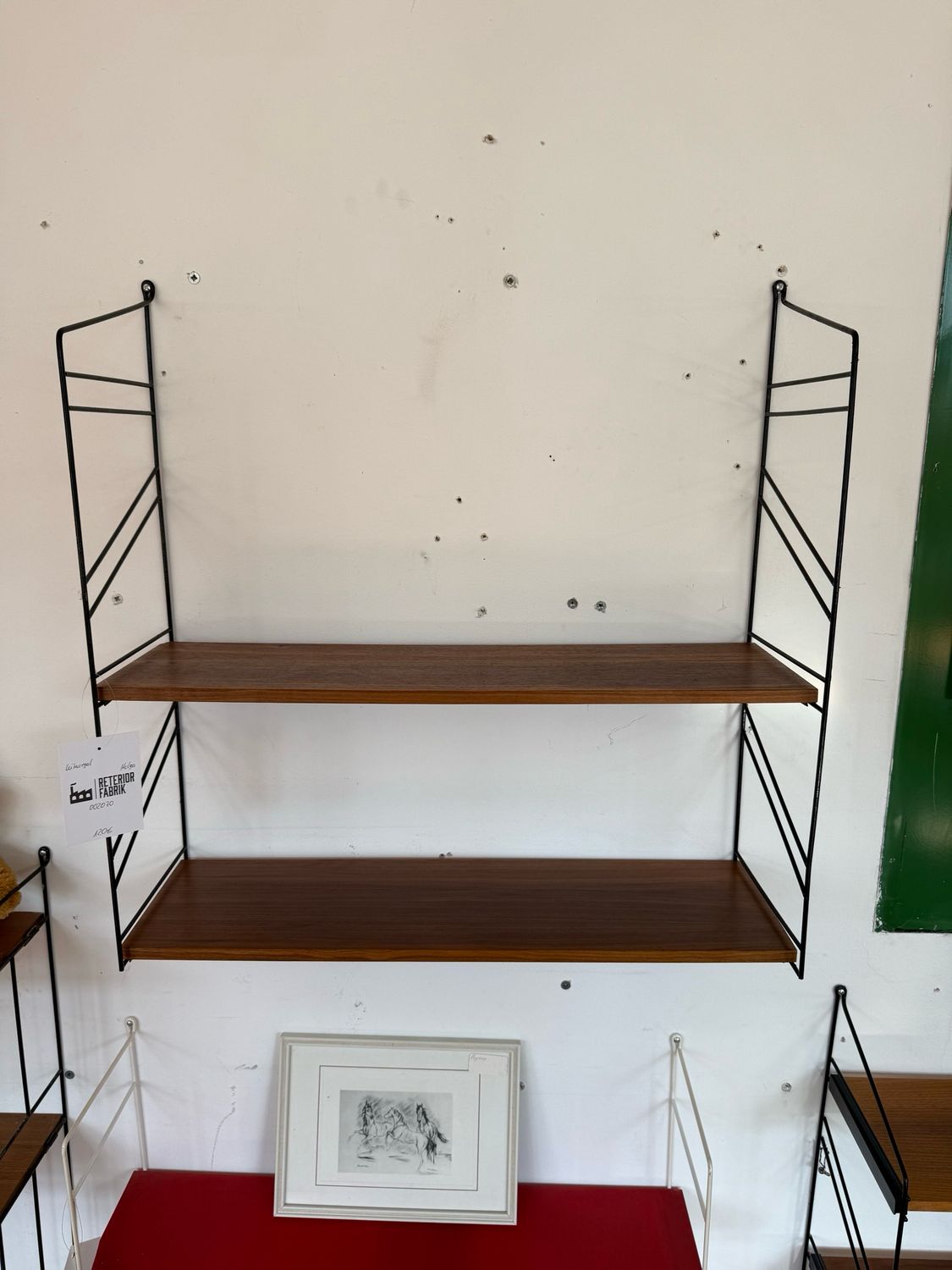 Leiterregal Wandregal Stringregal Mid Century Vintage