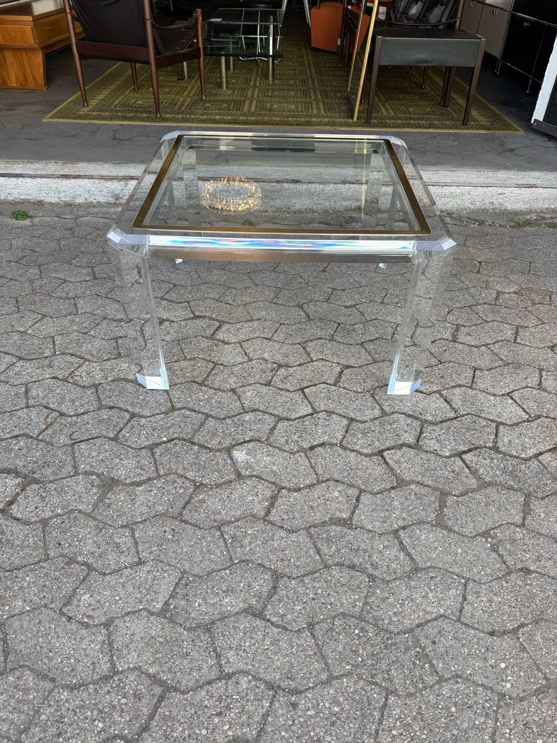 Couchtisch Coffee Table Acryltisch Vintage 80s