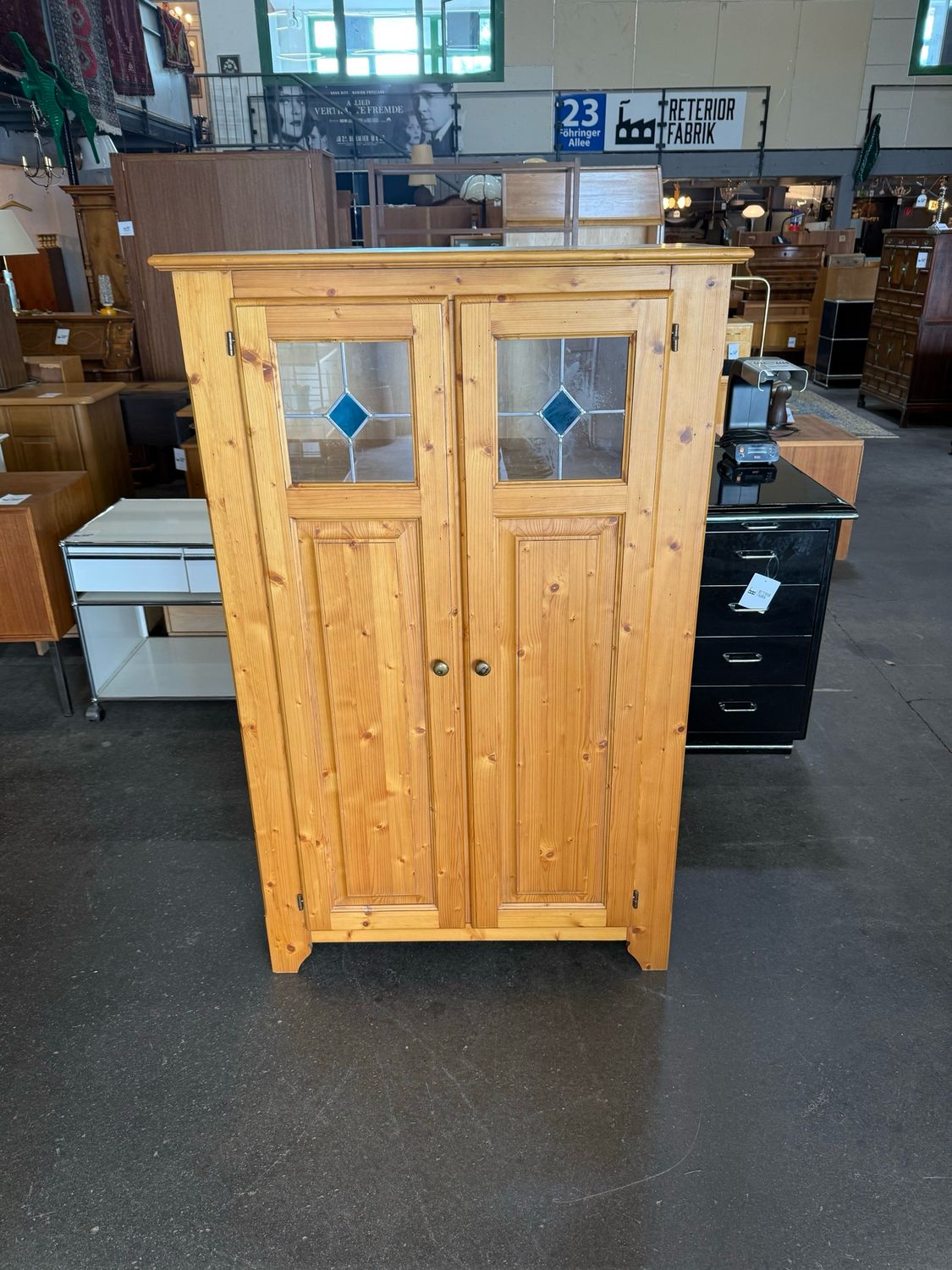 Schrank Vitrinenschrank Regal