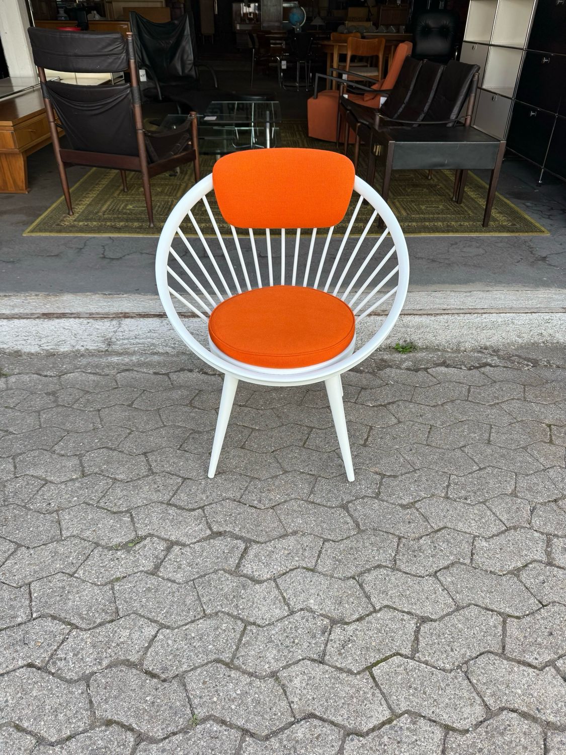 Circle Chair Sessel Yngwe Ekström Swedese Mid Century Vintage