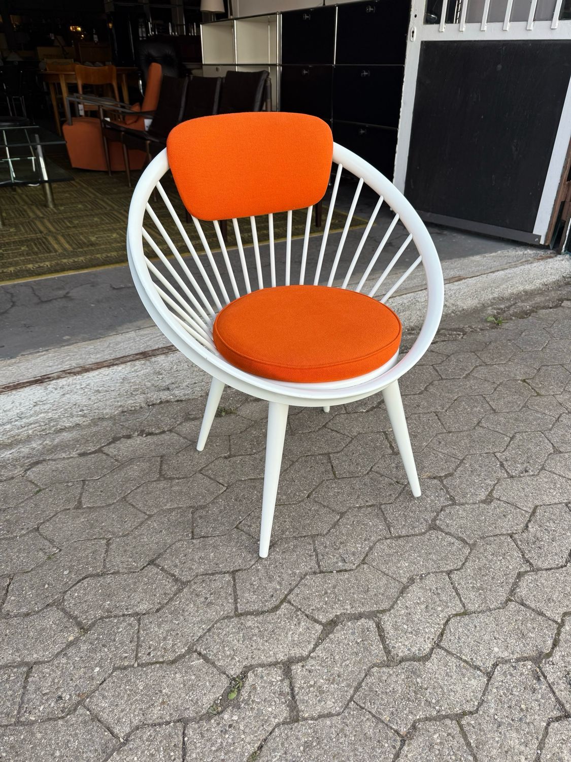Circle Chair Sessel Yngwe Ekström Swedese Mid Century Vintage