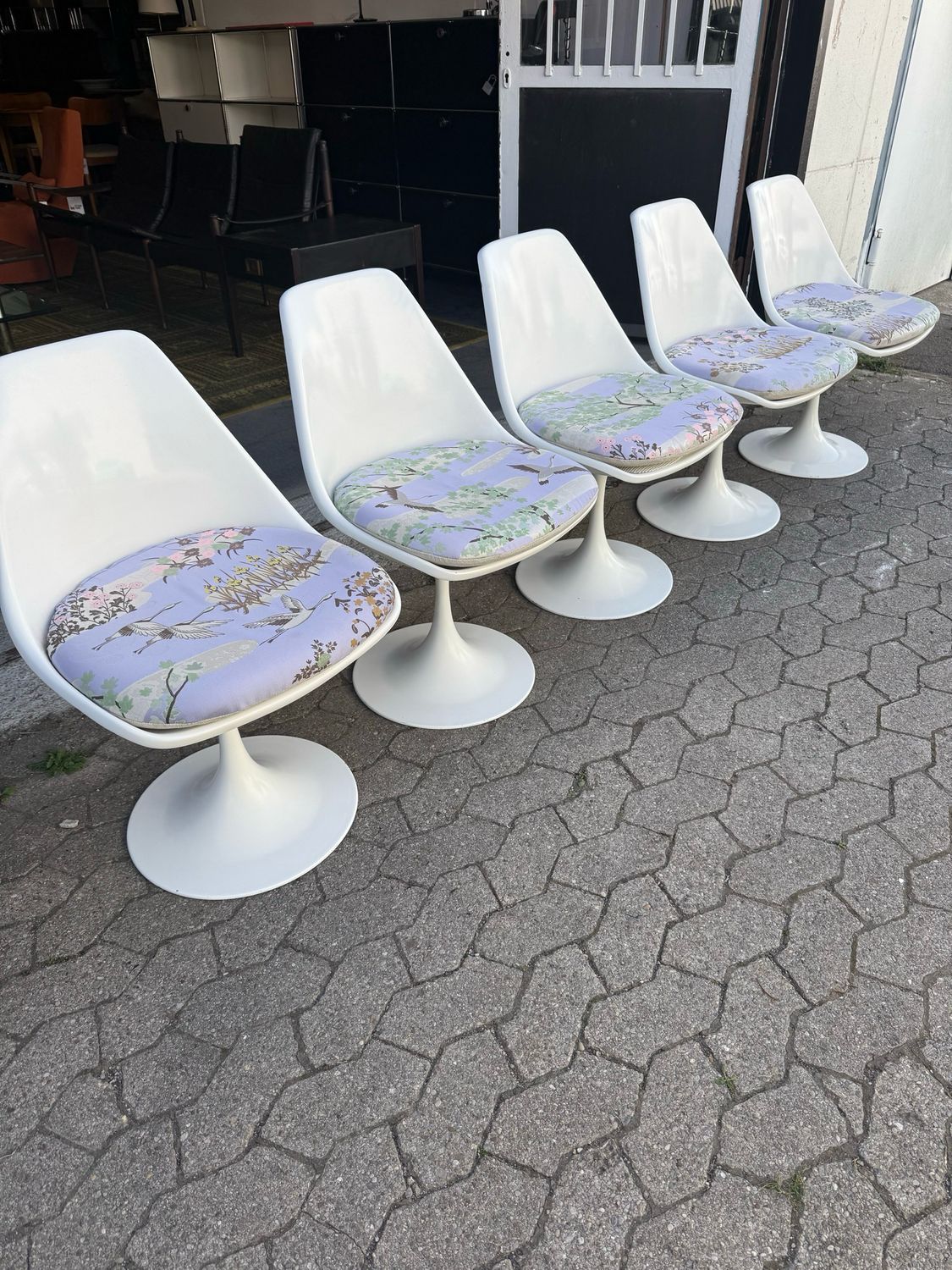 Stuhl Stühle 1von5 Tulip Chairs Ära Knoll Eero Saarinen Vintage