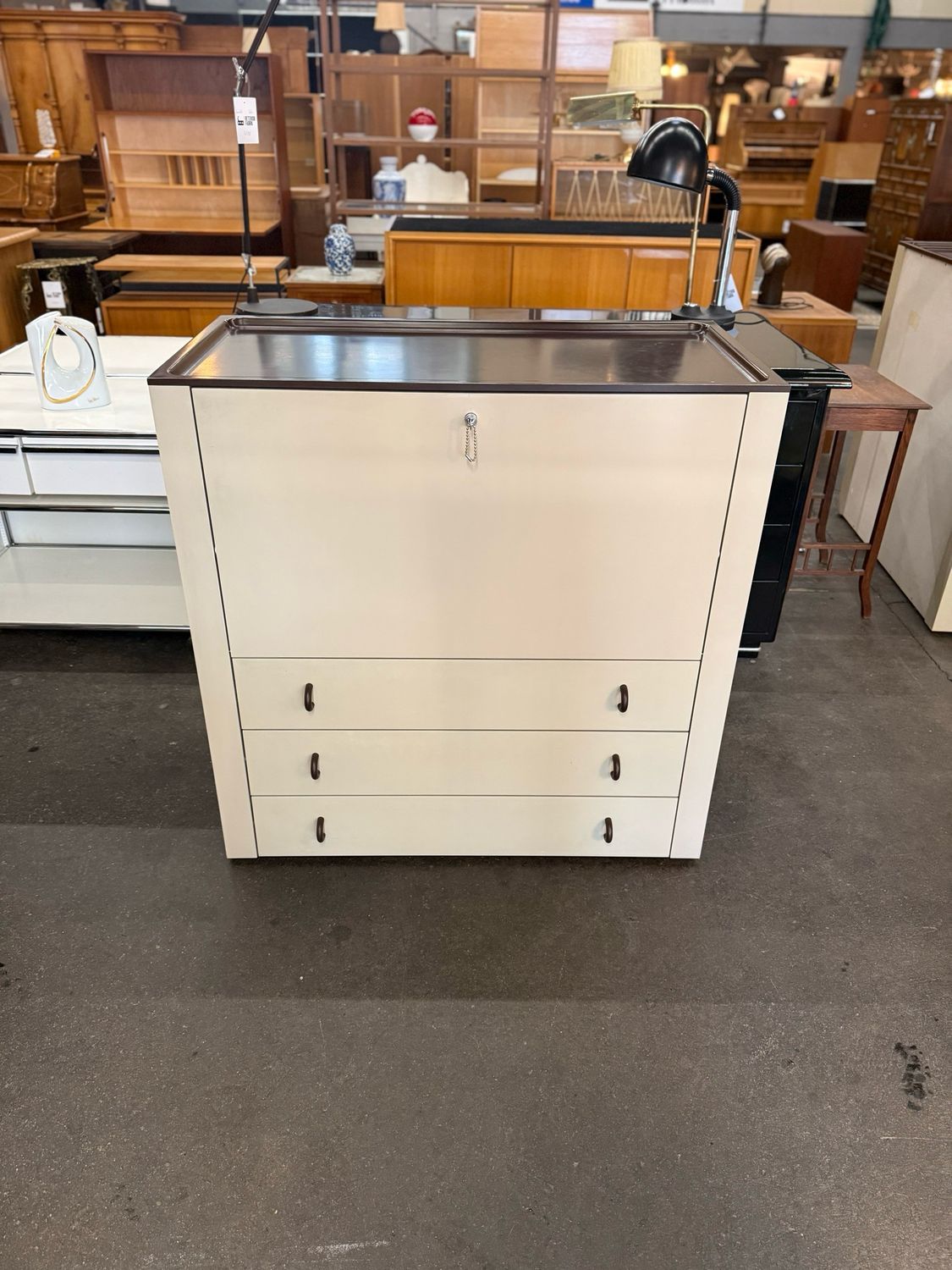 Schreibtisch Schränkchen Kommode Vintage