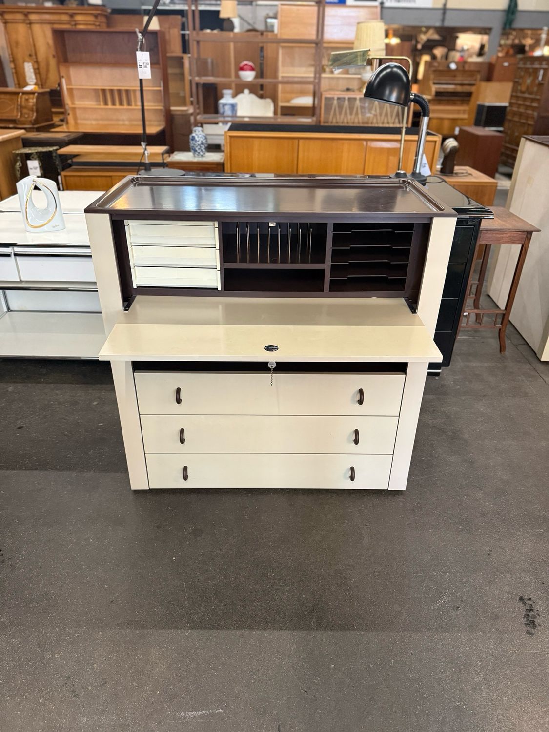 Schreibtisch Schränkchen Kommode Vintage