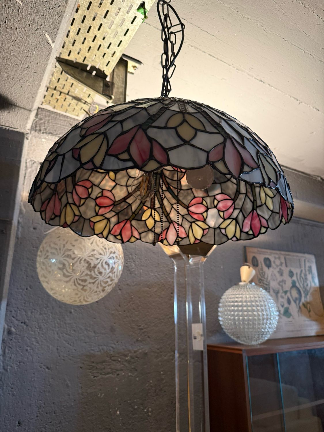 Deckenlampe Deckenleuchte Stil Tiffany Vintage