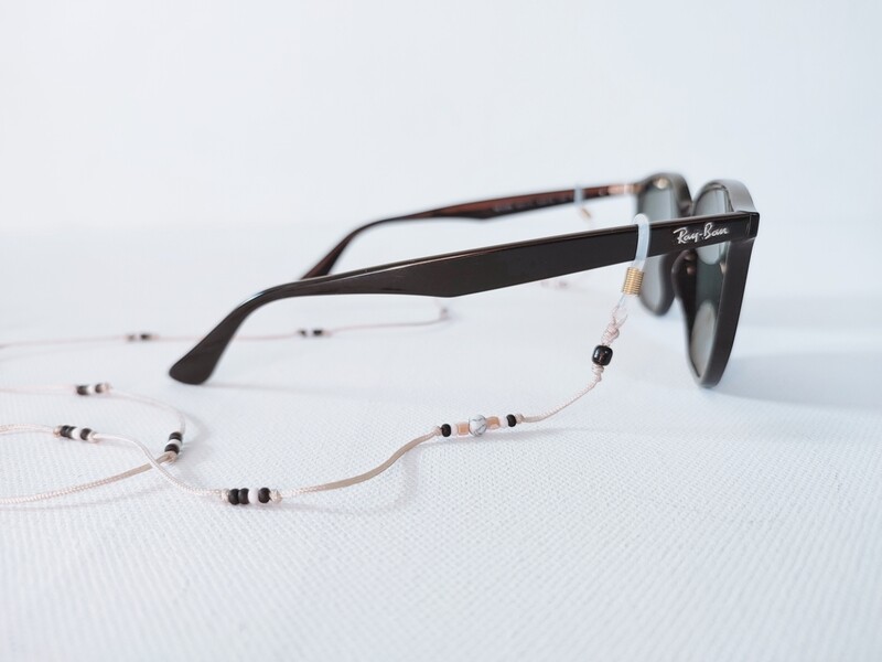 Brillenkette "hey beige"